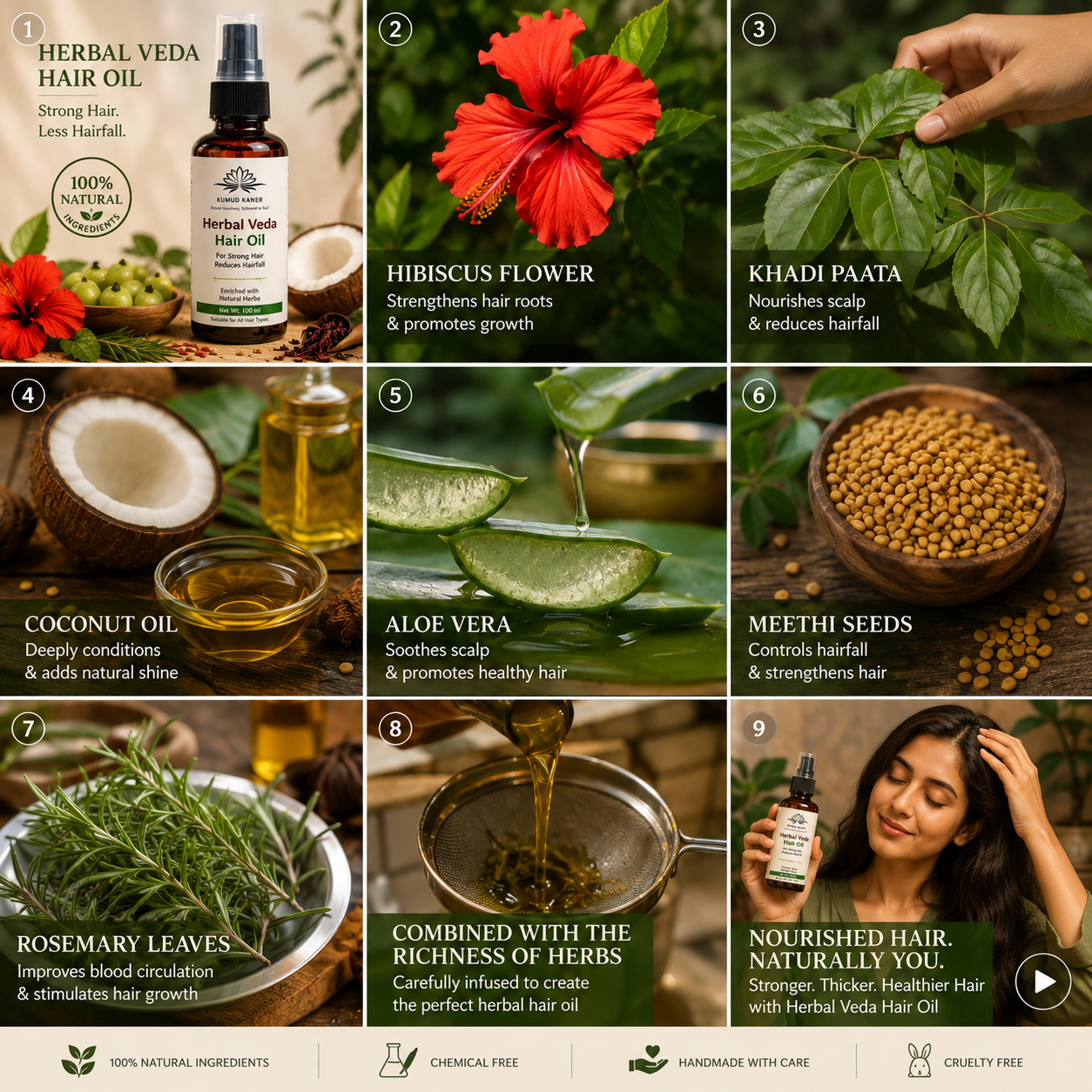 HERBAL VEDA HAIR OIL
